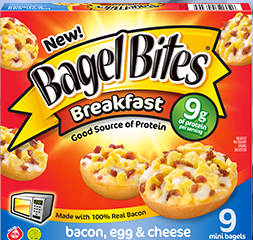 bacon egg bagel bites cheese bagels categories