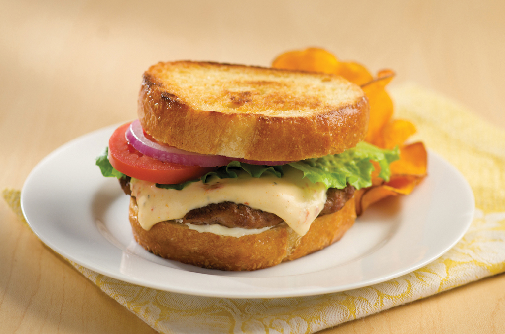 Borden Southwest Pepper Jack Burger - Easy Home Meals