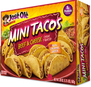 Jose Ole Beef & Cheese Mini Tacos