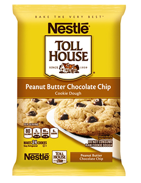 Nestle Tollhouse Peanut Butter Chocolate Chip Cookie Dough - Easy Home ...