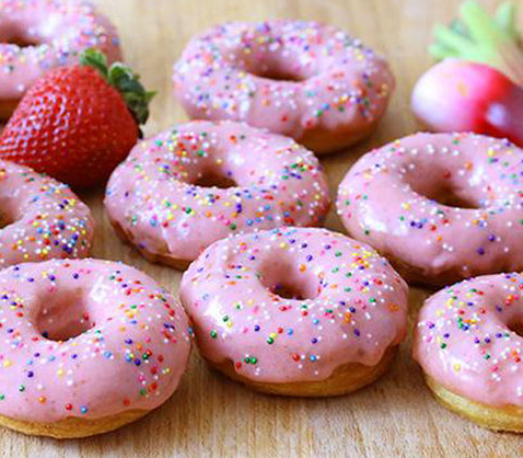 Pillsbury Strawberry Rhubarb Glazed Donuts - Easy Home Meals