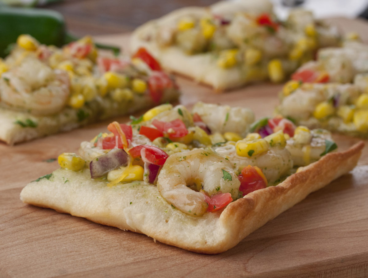 Mexican Shrimp Flatbread Recipe Easy Home Meals