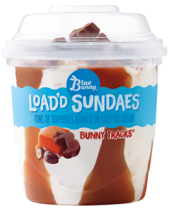 Blue Bunny loaded sundaes