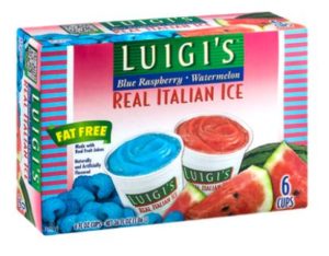 Luigis Watermelom Blueberry Italian Ice