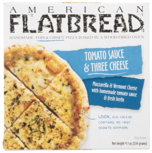 American Flatbread Tomato Sauce Three Cheese