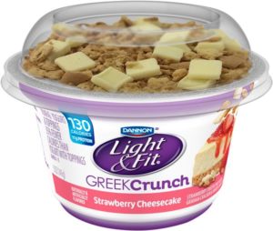 Light & Fit Strawberry Cheesecake Greek Yogurt Crunch