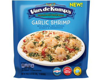 Van De Kamps Garlic Shrimp - Easy Home Meals