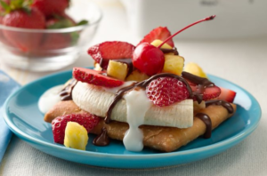 Pillsbury Banana Split Breakfast Strudel