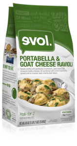 EVOL Portabella Goat Cheese Ravioli