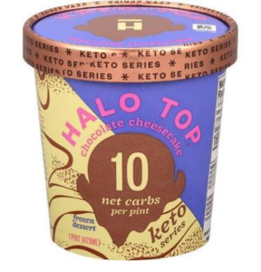 Halo Top Chocolate Cheesecake Keto Ice Cream