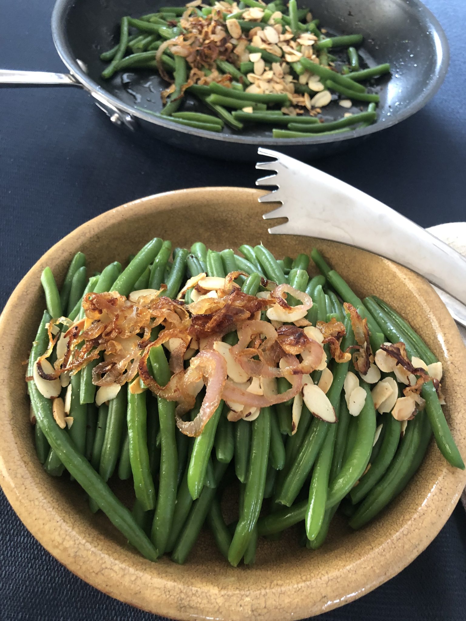 Green Beans with Caramelized Shallots and Toasted Almonds Easy Home Meals