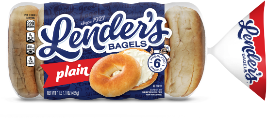 Lenders Refrigerated Plain Bagel